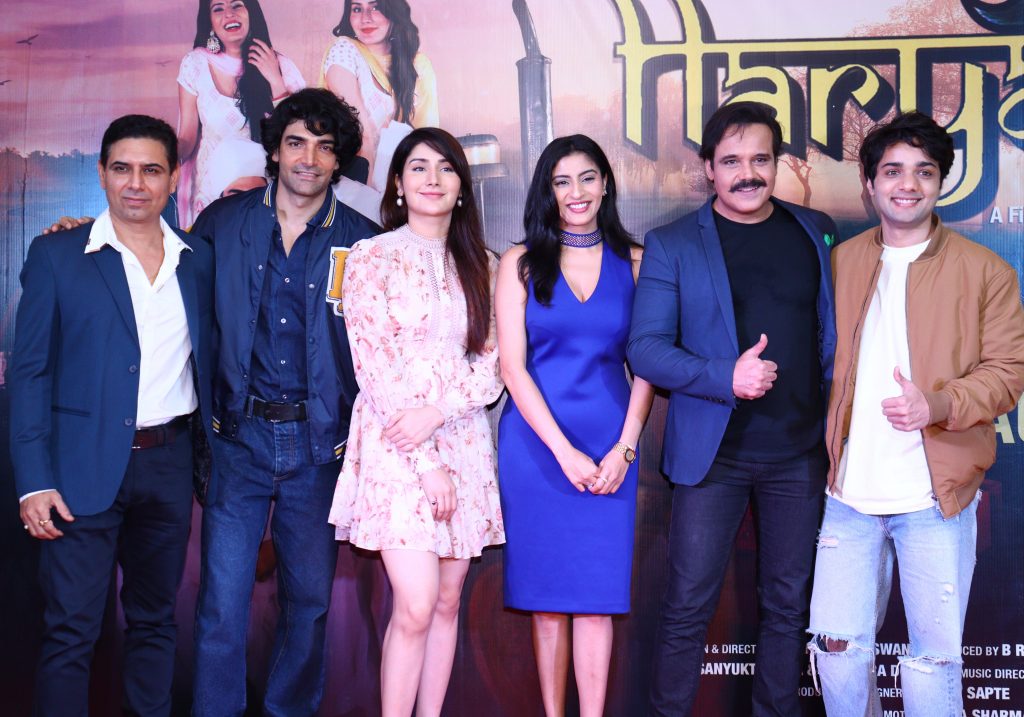 Sandeep Baswana, Aakarshan Singh, Monica Sharma, Ashlesha Savant, Yash Tonk, Robbie Marih at Trailer Launch of Film Haryana