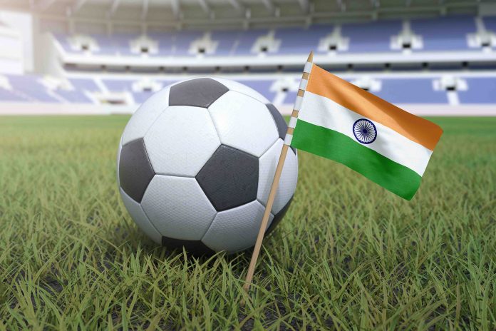 India flag in football