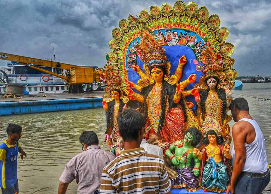 Durga Puja Babu Ghat