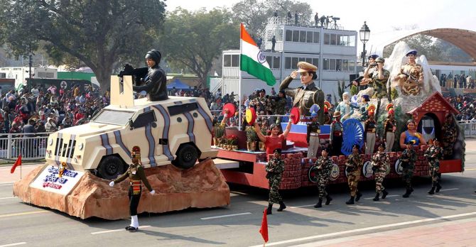 On the path of duty, the world saw a glimpse of India's military valor and cultural heritage.