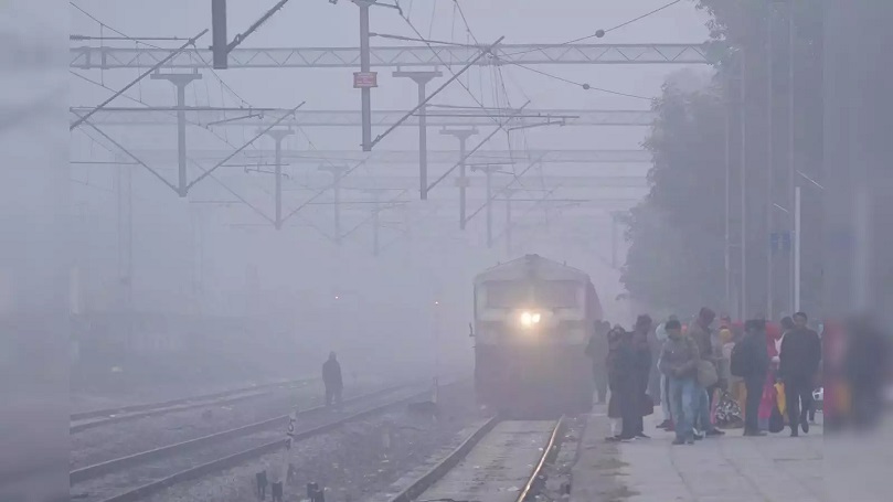 Fog-Train-North-India