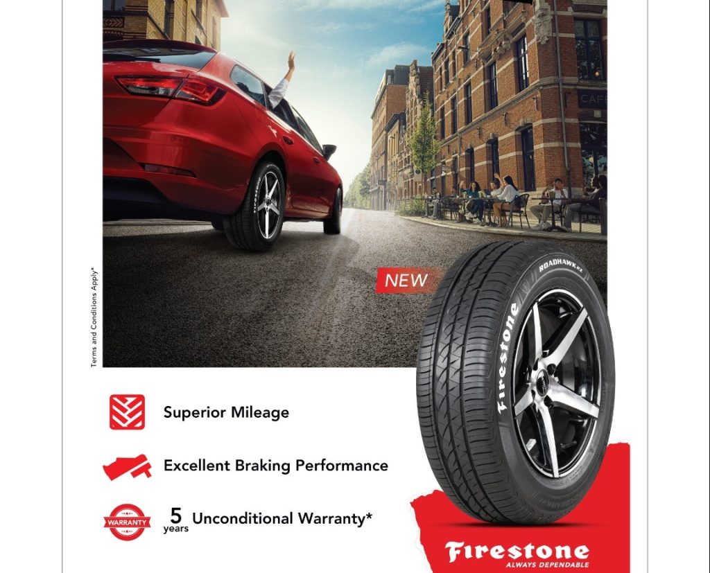 Firestone launches its innovative Roadhawk 2Z tire