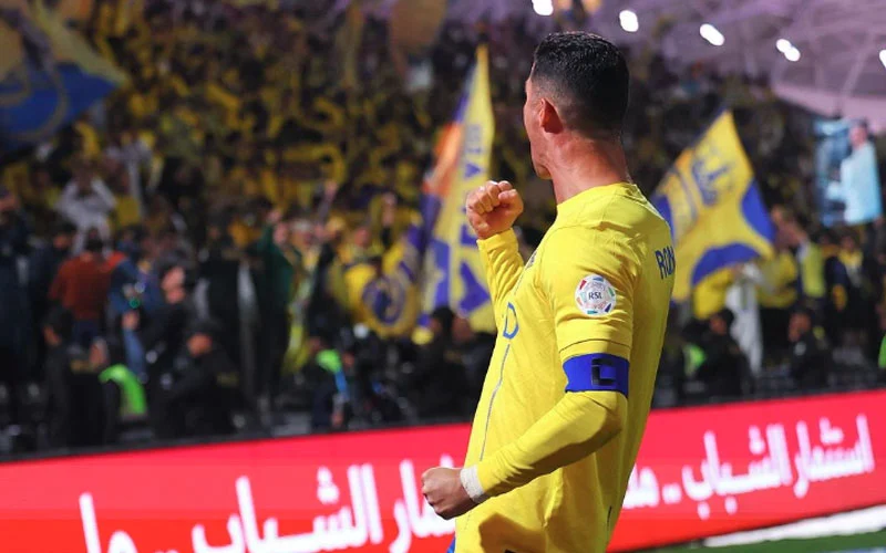 Ronaldo's objectionable gesture creates ruckus in Saudi League match