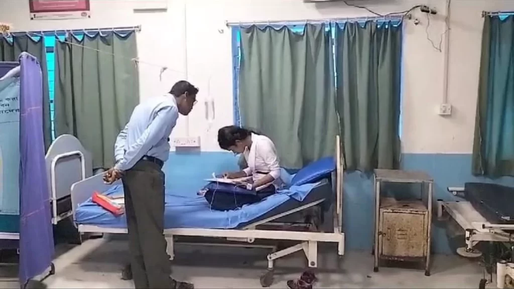 Intermediate candidate took exam on hospital bed