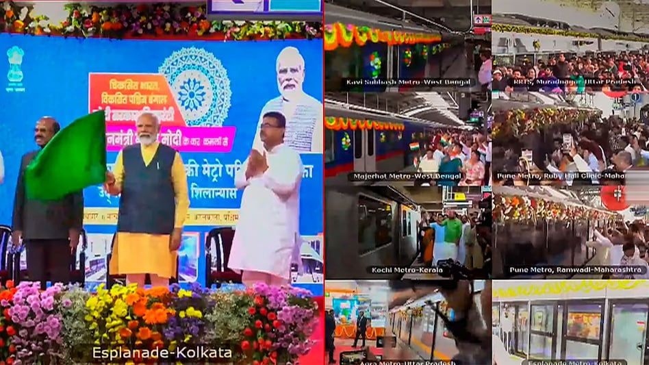 Prime Minister inaugurates country's first underwater metro line in Kolkata