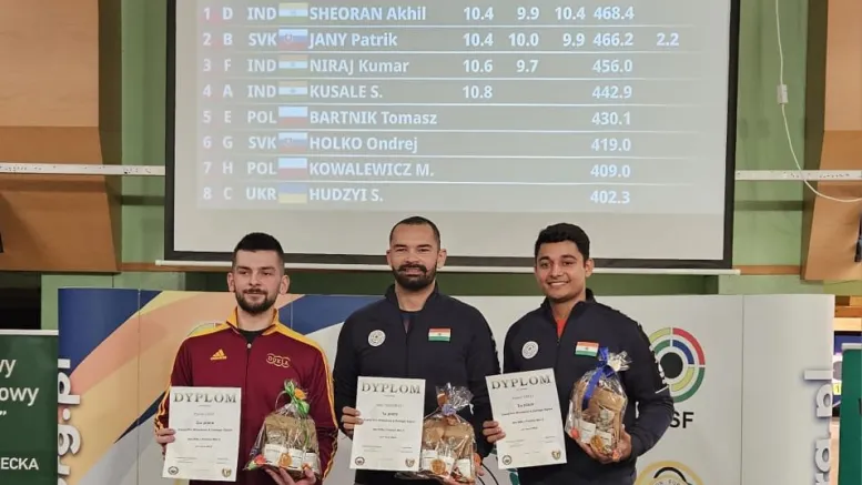 Akhil and Aneesh get gold, India wins six medals in Polish Grand Prix