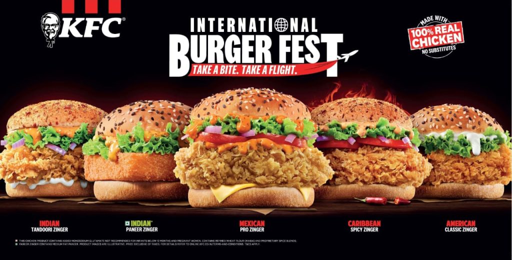 KFC launches International Burger Fest inspired by global flavors