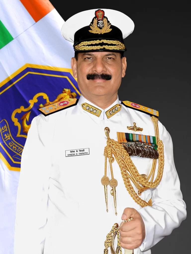 Vice Admiral Dinesh Kumar Tripathi will be the new Navy Chief of the country