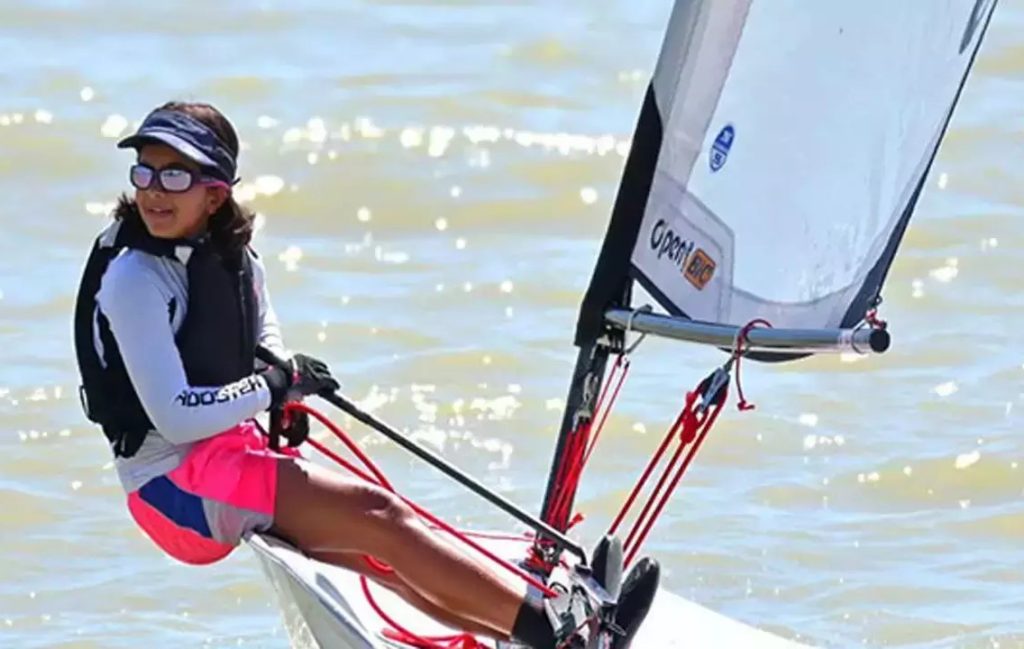 Fifteen year old Anandi won bronze in Eurochallenge sailing event