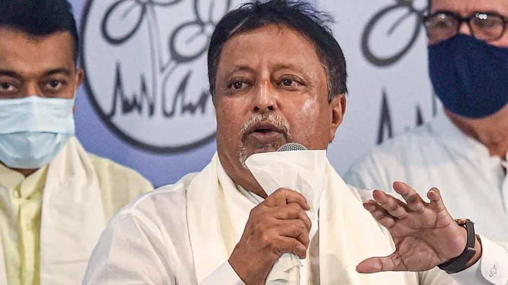 Former Railway Minister Mukul Roy admitted to hospital