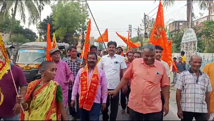 Grand procession taken out in Malda on Ram Navami, thousands of Ram devotees participated